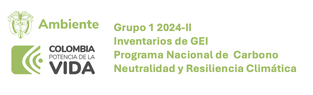 Grupo 1 2024-II Inventarios de GEI Programa Nacional de Carbono Neutralidad